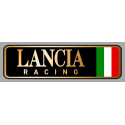 LANCIA RACING Sticker droit vinyle laminé