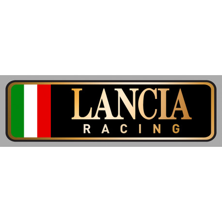 LANCIA RACING left laminated decal