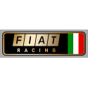 FIAT RACING Sticker droit vinyle laminé