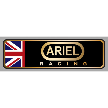 ARIEL RACING Sticker gauche vinyle laminé