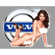 VOLVO Sexy Pin Up Right laminated decal