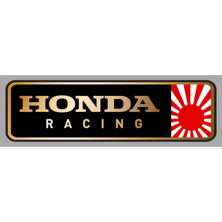 HONDA RACING right laminated decal