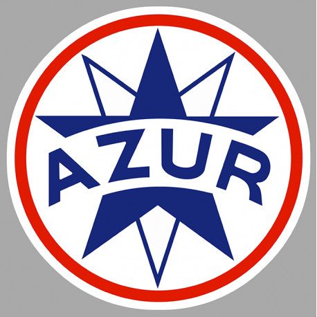 AZUR Sticker gauche vinyle laminé