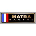 MATRA RACING left laminated decal