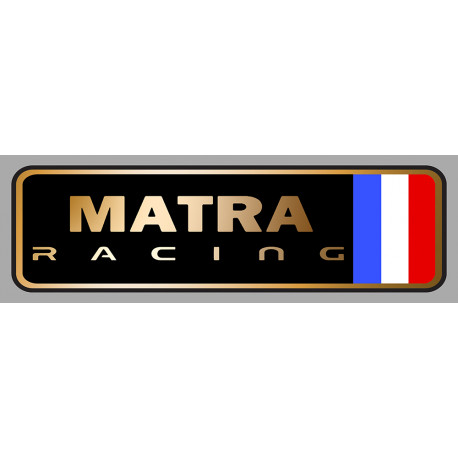 MATRA RACING right laminated decal