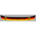 PORSCHE Helmet Visor Sunstrip laminated decal