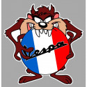 VESPA  TAZ France Sticker vinyle laminé