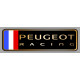 PEUGEOT RACING Sticker gauche vinyle laminé