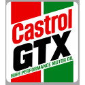 CASTROL GTX Sticker vinyle laminé