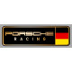 PORSCHE RACING Sticker droit vinyle laminé