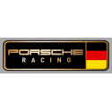 PORSCHE RACING Sticker droit vinyle laminé