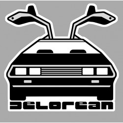 DELOREAN laminated decal