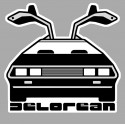 DELOREAN laminated decal