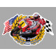 E.LAWSON Moto GP WORLD CHAMPION laminated decal