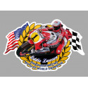 E.LAWSON Moto GP WORLD CHAMPION laminated decal