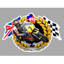 Barry SHEENE Moto GP WORLD CHAMPION laminated decal