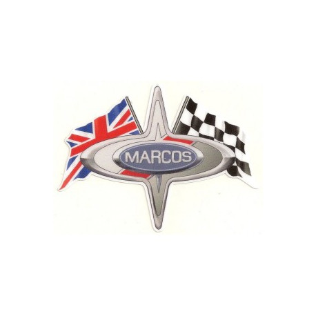 MARCOS Flags Laminated decal