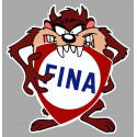 FINA  TAZ  Sticker vinyle laminé