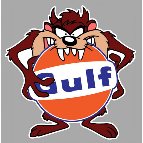 GULF TAZ laminated decal