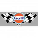 GULF Flags Sticker vinyle laminé