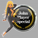 JPS Right Pin Up  laminated decal