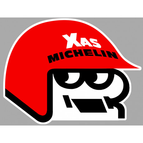 MICHELIN  XAS left laminated vinyl decal