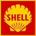 SHELL  Laminated decal