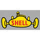 SHELL  Laminated decal