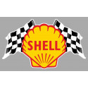 SHELL  Flags Laminated decal