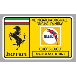 FERRARI Glasurit  Laminated decal