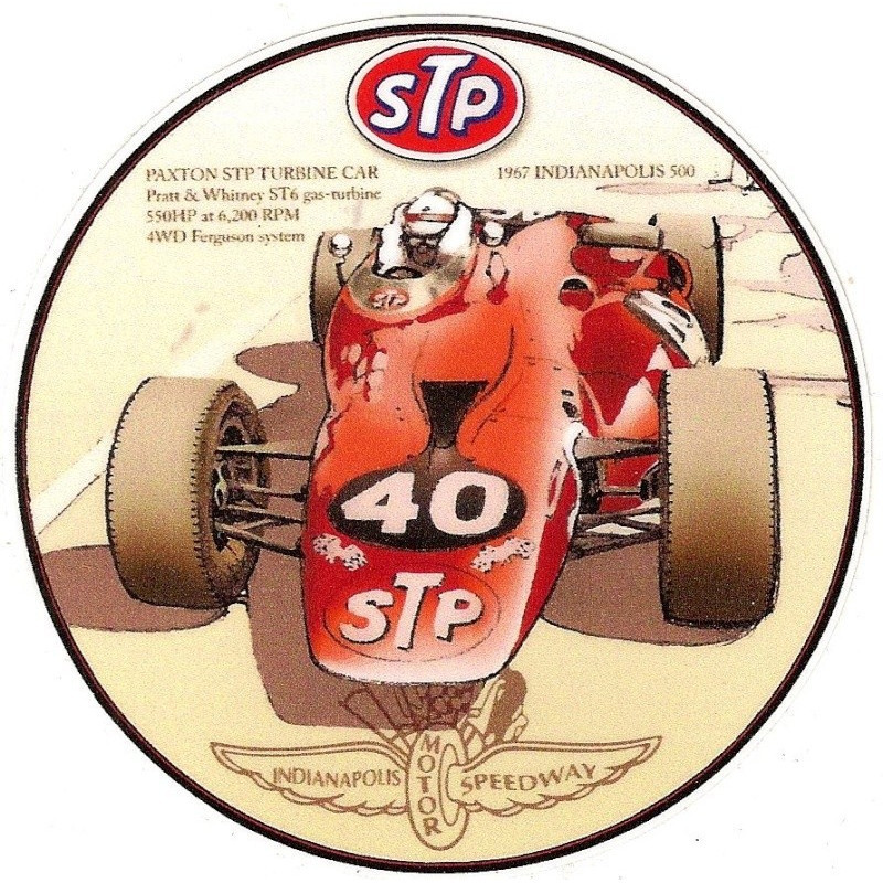 PAXTON STP INDIANAPOLIS Laminated decal - cafe-racer-bretagne ...