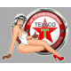 TEXACO right Pin Up laminated decal