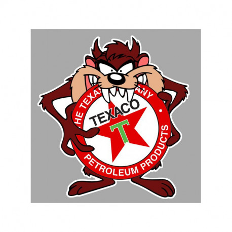 TEXACO  TAZ laminated decal