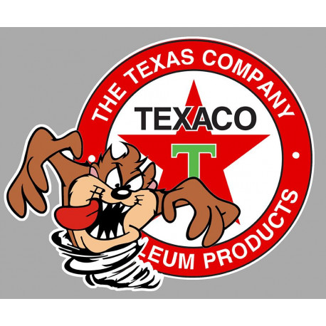 TEXACO  right TAZ laminated decal