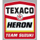 SUZUKI HERON TEAM TEXACO laminated decal