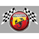 ABARTH Flags Sticker vinyle laminé