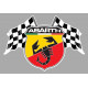 ABARTH Flags laminated decal