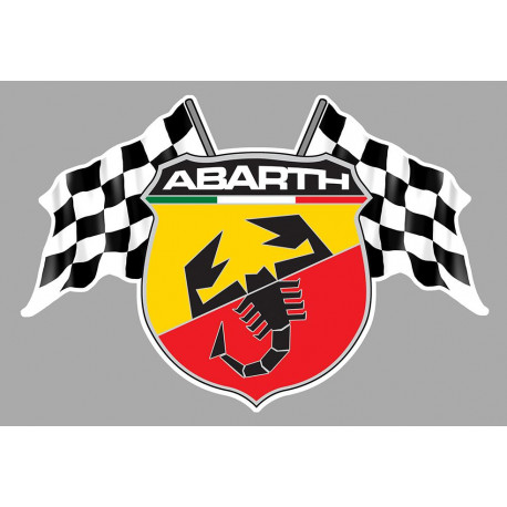 ABARTH Flags laminated decal