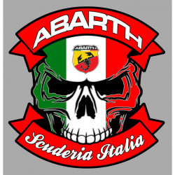 ABARTH  Skull laminated decal