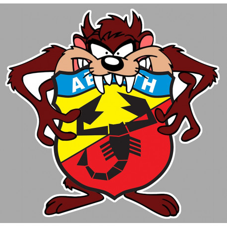 ABARTH TAZ Sticker vinyle laminé