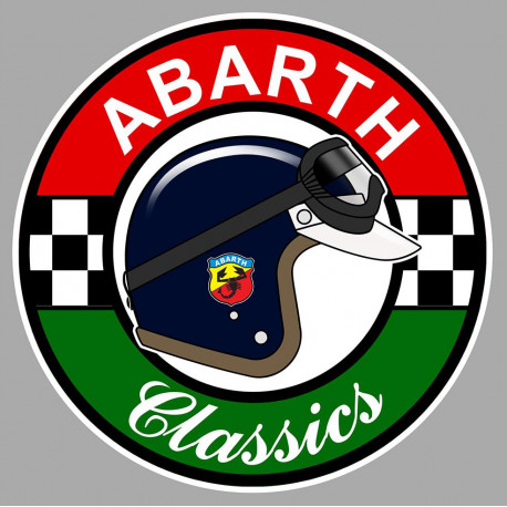 ABARTH CLASSICS  laminated decal