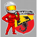 ABARTH PILOTE Sticker droit vinyle laminé