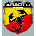 ABARTH "trashed" laminated decal