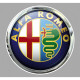 ALFA ROMEO  Sticker vinyle laminé trompe-l'oeil