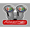 ALFA ROMEO  Racing Parts Sticker vinyle laminé