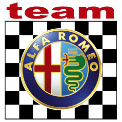 ALFA ROMEO  TEAM laminated decal