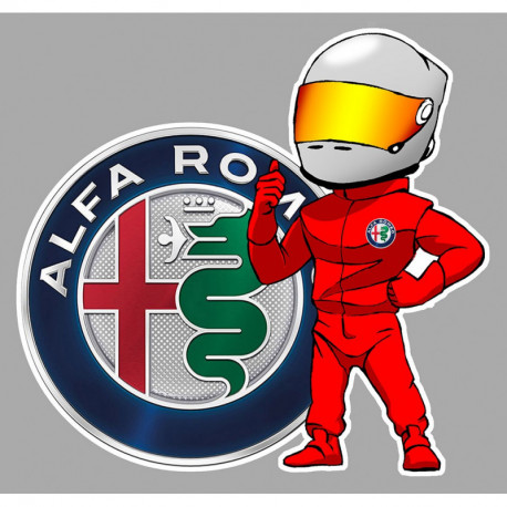 ALFA ROMEO Pilot  gauche Sticker vinyle laminé