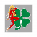 ALFA ROMEO right Pin Up  Laminated decal