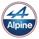 ALPINE laminated decal