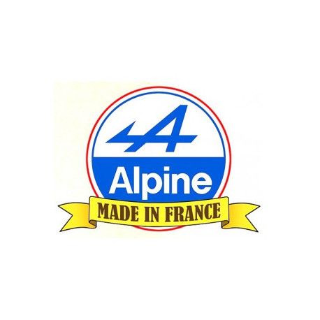 ALPINE laminated decal